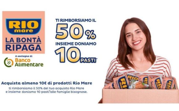 Rio Mare RIMBORSO del 50%