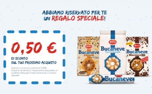 Buono sconto Bucaneve Doria da € 0,50!