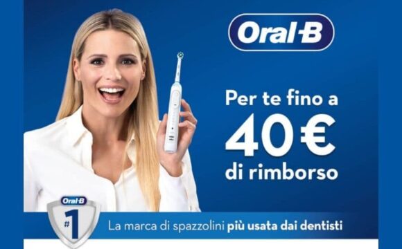 Rimborso Oral-B fino a 40 euro