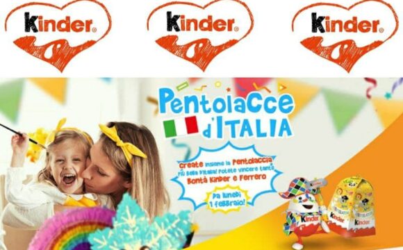 Concorso Kinder Pentolacce d'Italia, in palio 10 premi