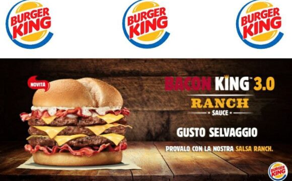 Offerte Burger King valide fino al 31 gennaio