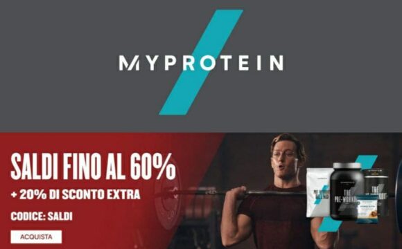 Saldi MyProtein 60% + 20% extra