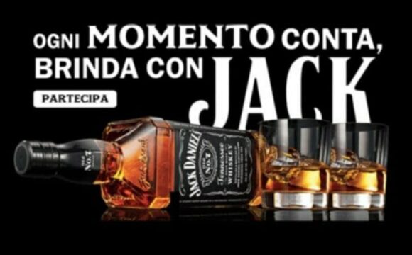 Concorso Jack Daniel's Promo Jack coppia di bicchieri da whiskey ed una T-shirt
