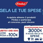 Findus vinci Buoni Spesa da 100 euro Surgela le tue spese