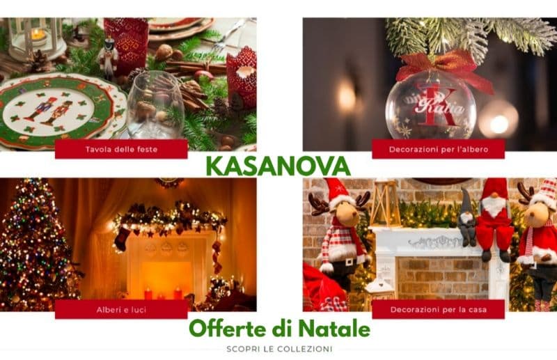 Offerte di Natale Kasanova idee regalo Natel per amici e parenti