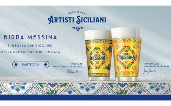 Birra Messina Bicchieri Decorati 2022 nuovo premio certo